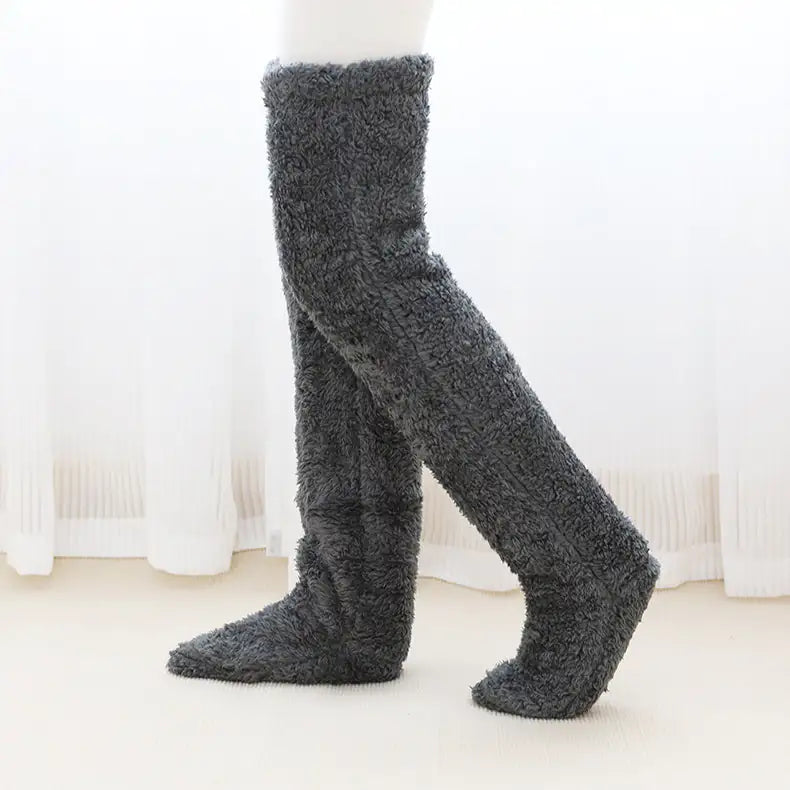 Over the Knee High Fuzzy Long Socks for Joint Warmth