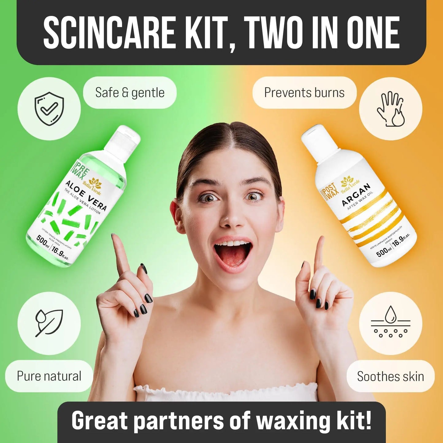 Pre and Post Waxing Spray Kit