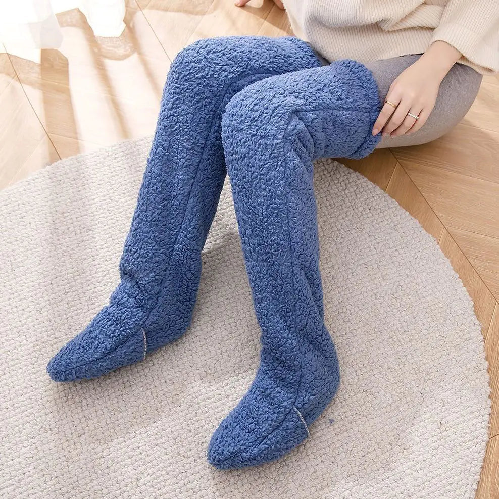 Over the Knee High Fuzzy Long Socks for Joint Warmth