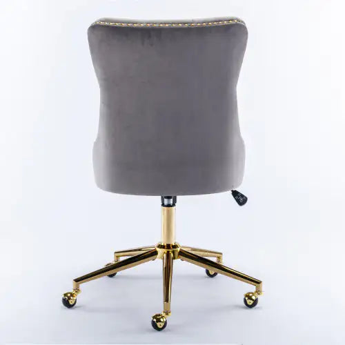 Home Office Chair With Tufted Velvet Buttons