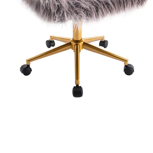 Modern Faux Fur Home Office Chair