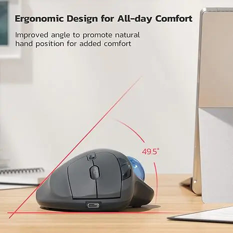 Easy-Grip Ergonomic Wireless Mouse