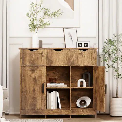 Wooden Storage Cabinet with Drawers...Sideboard/Console