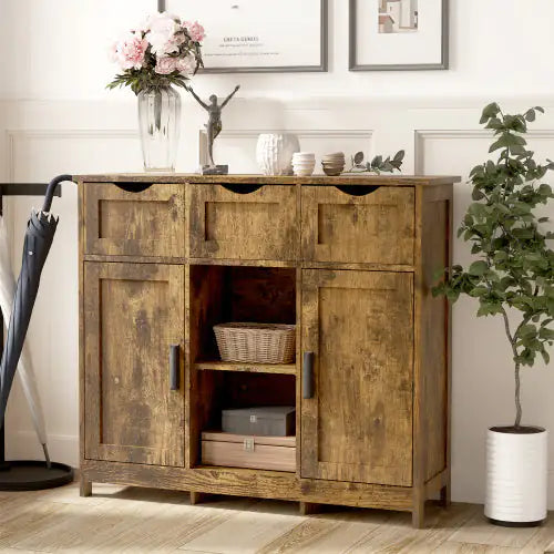 Wooden Storage Cabinet with Drawers...Sideboard/Console