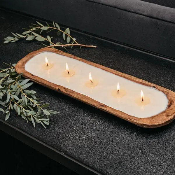 5-Wick Dough Bowl Soy Candle - Woodland Chateau