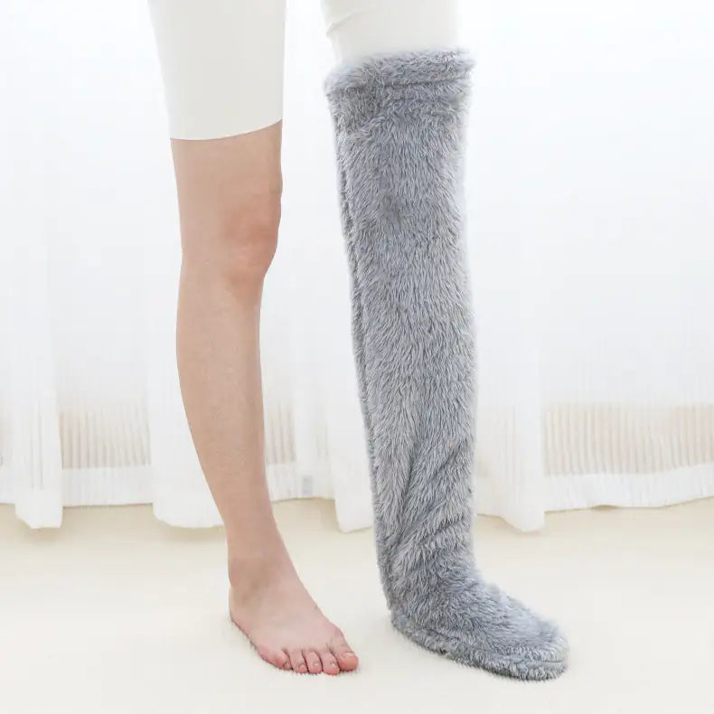 Over the Knee High Fuzzy Long Socks for Joint Warmth