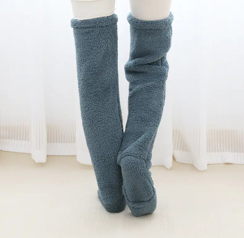 Over the Knee High Fuzzy Long Socks for Joint Warmth