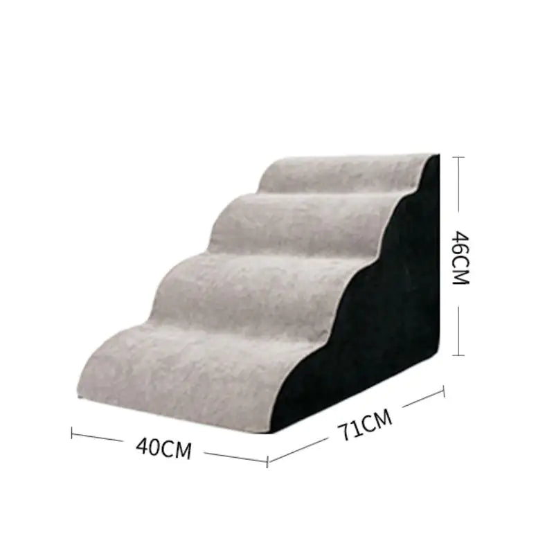 The Wave Stairs Dog Assistance Wedge Staircase