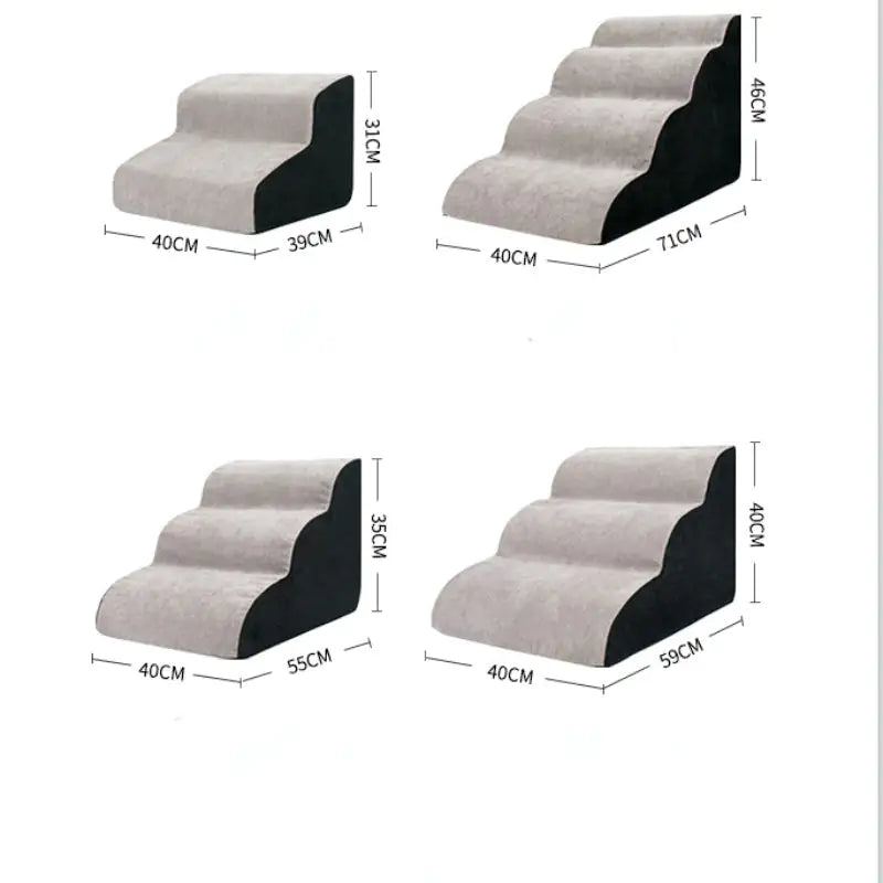 The Wave Stairs Dog Assistance Wedge Staircase