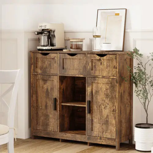 Wooden Storage Cabinet with Drawers...Sideboard/Console