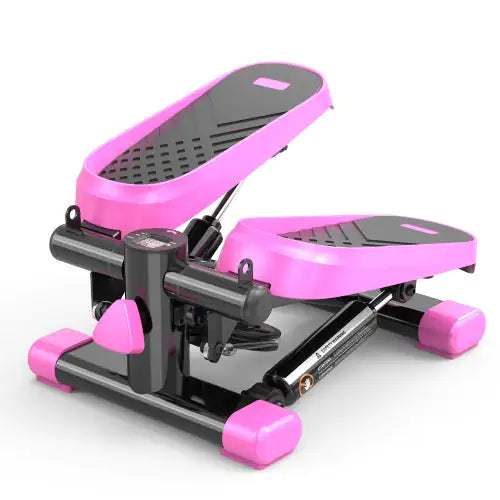 Mini Stepper With Resistance Bands And LCD Monitor - 330lb Capacity