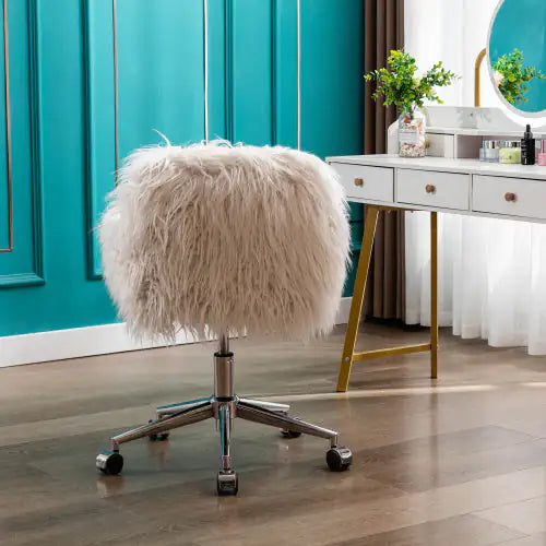 Modern Faux Fur Home Office Chairs