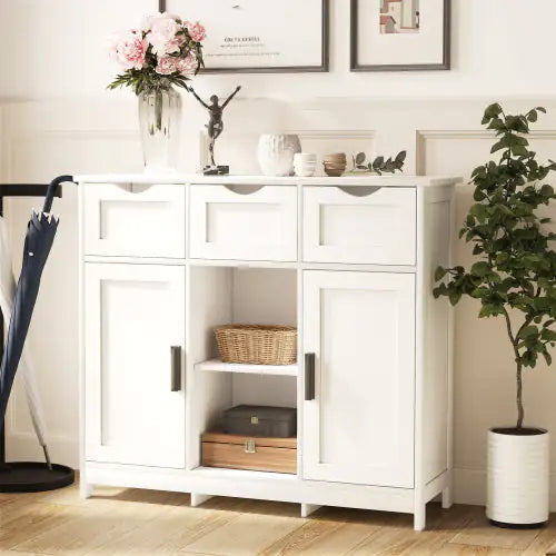 Wooden Storage Cabinet with Drawers...Sideboard/Console