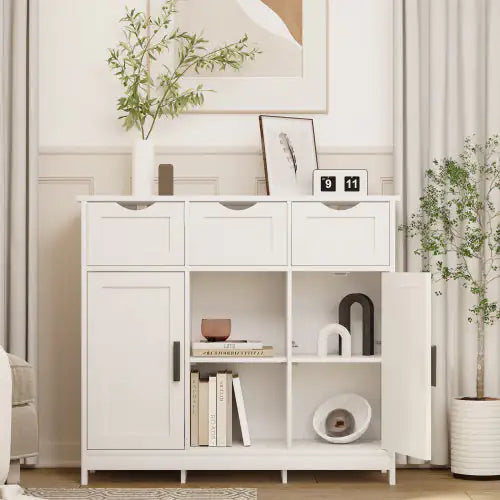 Wooden Storage Cabinet with Drawers...Sideboard/Console